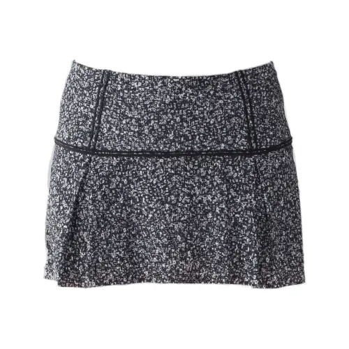 lululemon LOST In Pace Повседневные короткие юбки Женские Черный белый Смешанный цвет
