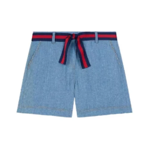 Maje Синие Женские Джинсовые Шорты