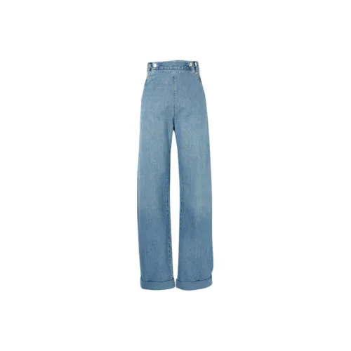 Victoria Beckham Синие Женские Джинсы