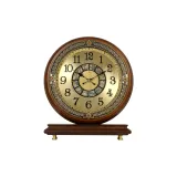 Коричневый + Сплав + Китайский механизм + Оболочка Абалон + Циферблат