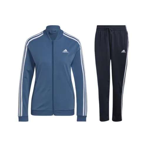 Adidas Essential Синий+Черный Женские Повседневные Комплекты