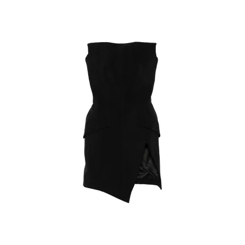 Mugler Без рукавов Платье Женское Черное