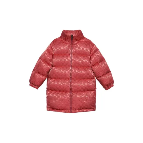Gucci красный Kids пуховые куртки