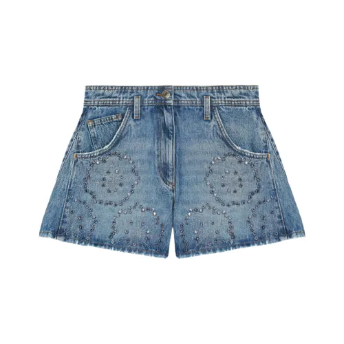Maje Синие Женские Джинсовые Шорты