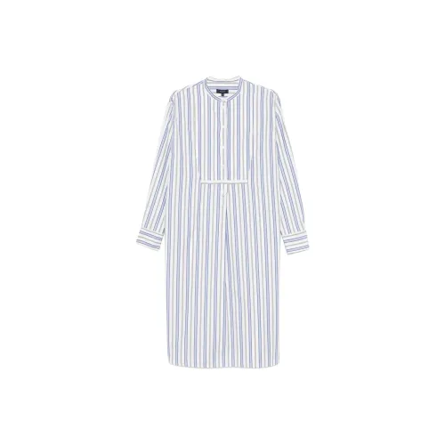 SOEUR Длинное платье с длинными рукавами женское многоцветное