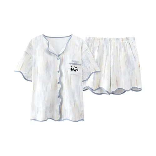 MIANQU Белый Женский Пижамный Комплект