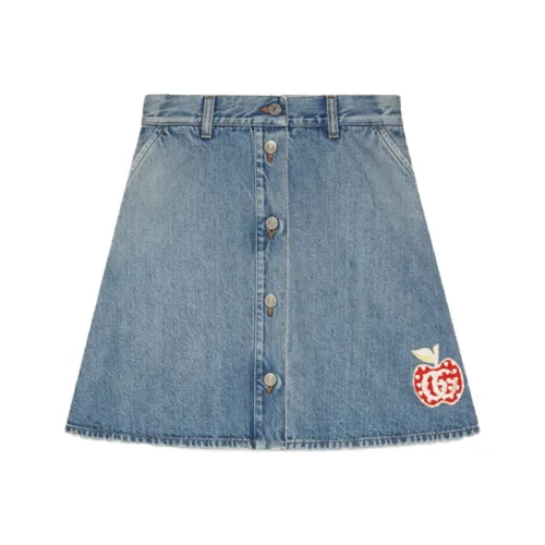 GUCCI Джинсовое платье Женское Светло-синий