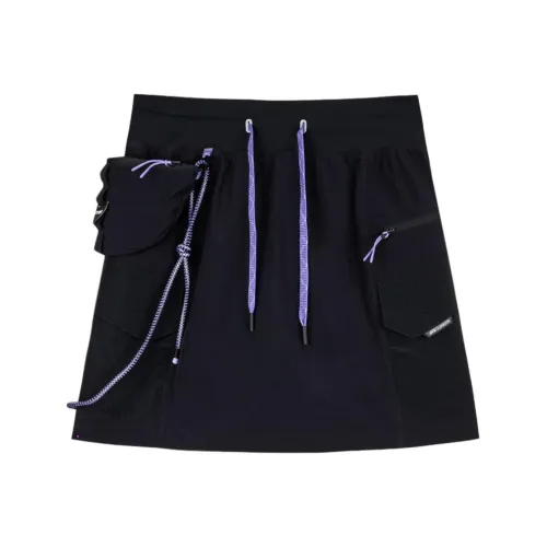 ANTA Champion Series Повседневные короткие юбки Женские базовые Черный