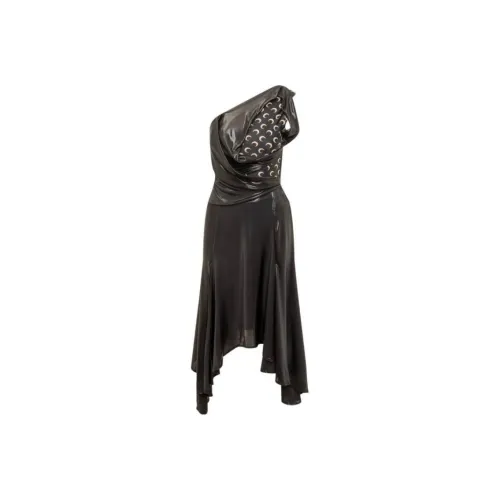 Marine Serre Без рукавов Платье Женское Черное
