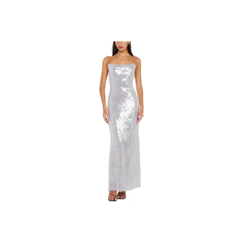 BEC+BRIDGE AISHYA Макси Платье Slip Платье Женское ЛИЛОВЫЙ Светло-фиолетовый Серый