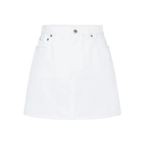 Burberry SS23 Повседневные короткие юбки Женские Белые
