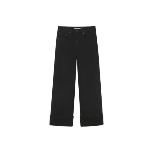 Levis Женские Джинсы Черного Цвета