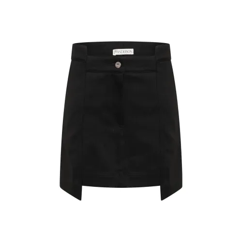 JW Anderson Черные Женские Повседневные Короткие Юбки