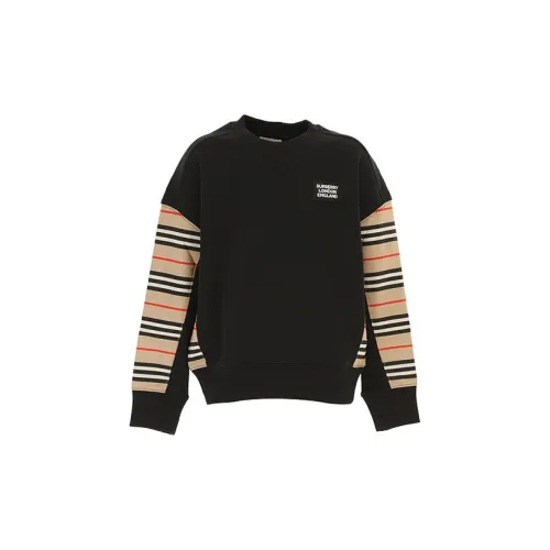 Burberry Черный Kids Свитшоты