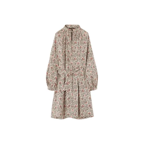 Loro Piana Многоцветные Женские Длинные Платья с Рукавами