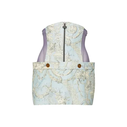 Vivienne Westwood Светло-синие Женские Повседневные Короткие Юбки