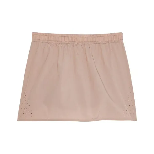 Victoria's Secret Парашют Weekender Шорты-юбка Bare Тауповый Повседневные короткие юбки Женские Телесный Тауповый