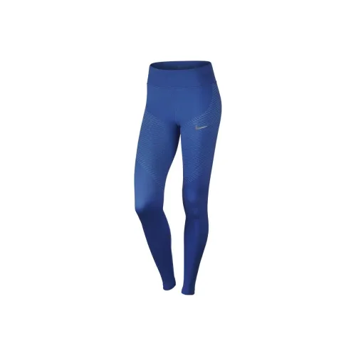 NIKE Синие Женские Спортивные Брюки