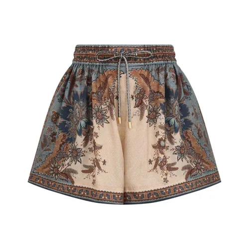 Zimmermann Синие Женские Повседневные Шорты