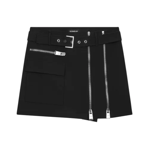 Dondup FW24 Повседневные короткие юбки Женские Черный