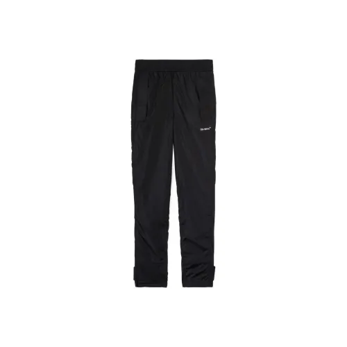 Off Белый SS22 Черный Женские Спортивные Брюки