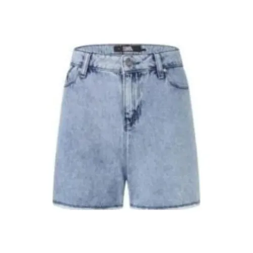 Karl Lagerfeld Джинсовые шорты Женские Синие