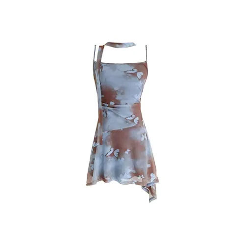 PUREIDOL Slip Платье Женское Синее