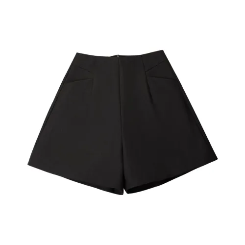 Cypress House Повседневные шорты Женские Черные