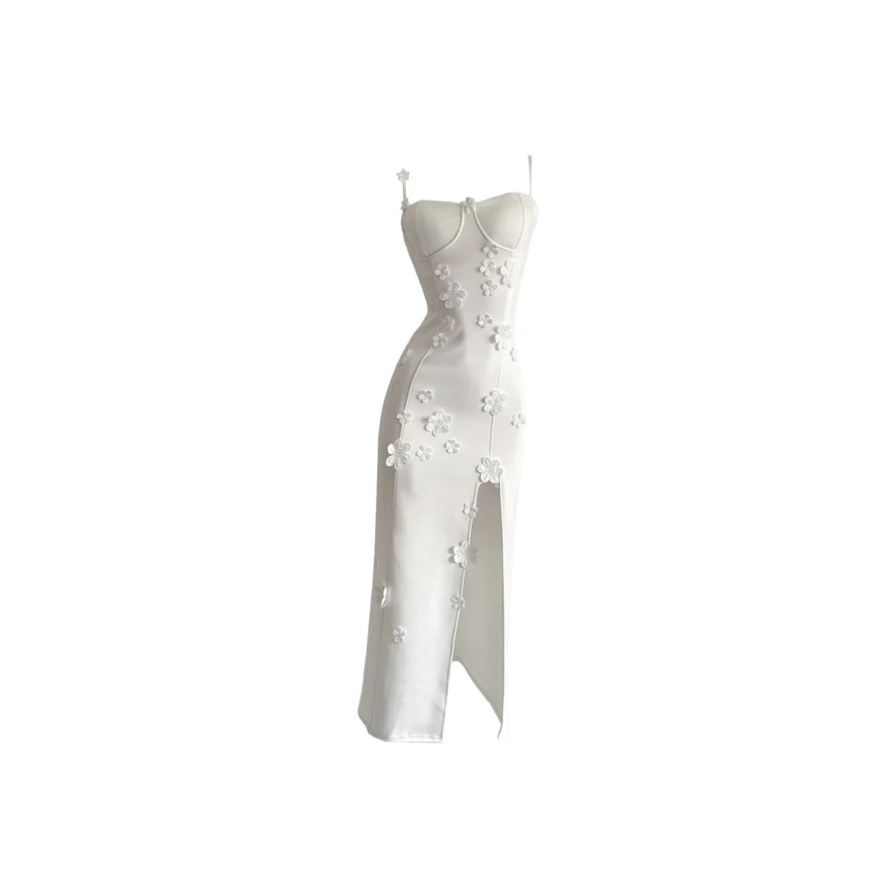 jasmine velvet bridesmaid dress Jasmine Velvet Satin Gown – Alamour The Label main image 1
