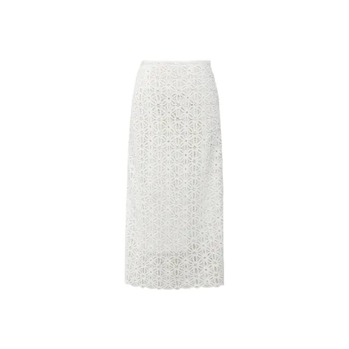 TAMMY TANGS Повседневная длинная юбка Женская Белая