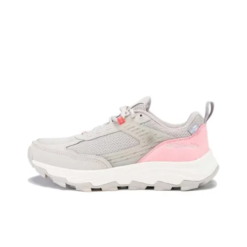 Columbia Амортизация Износостойкий Низкий Топ Походная обувь Женская Серый Розовый