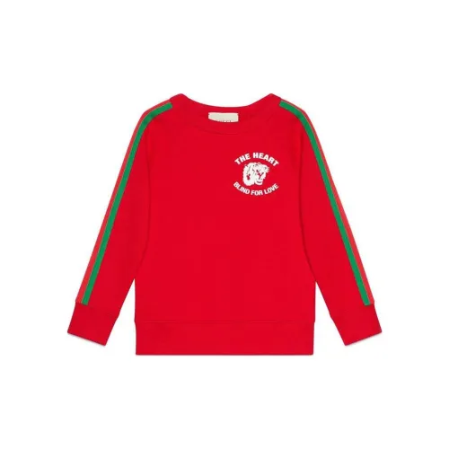 Gucci красный Kids Свитшоты