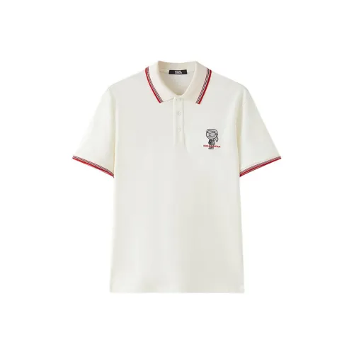 Поло KARL LAGERFELD Мужское Бежевое