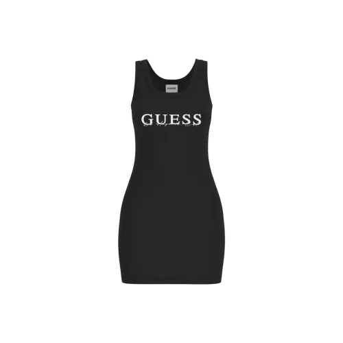 GUESS Без рукавов Платье Женское Черное