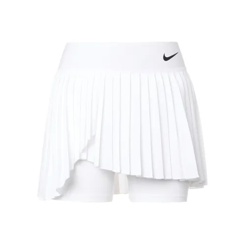 NIKE Dri Fit Белые Женские Теннисные Штаны