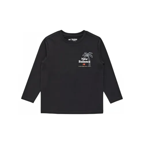 New Balance T-Shirt Черный Детский