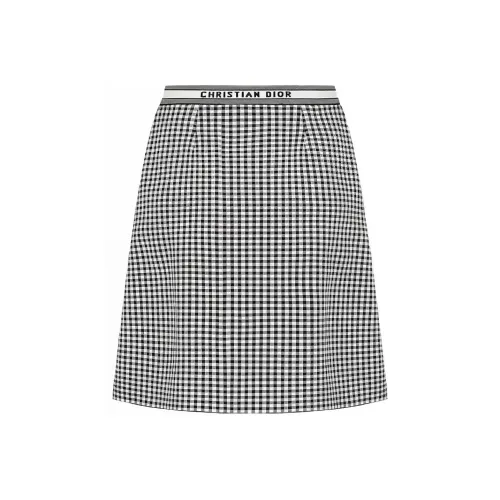 DIOR Черные Женские Повседневные Короткие Юбки