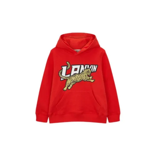 Lanvin Ярко-оранжевые Kids Толстовки