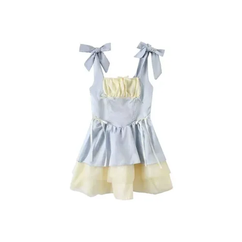 PUREIDOL Slip Платье Женское Синее