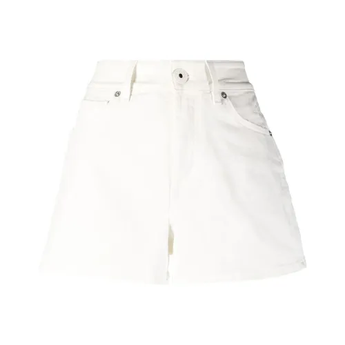 Lanvin FW22 Джинсовые шорты Женские Белые