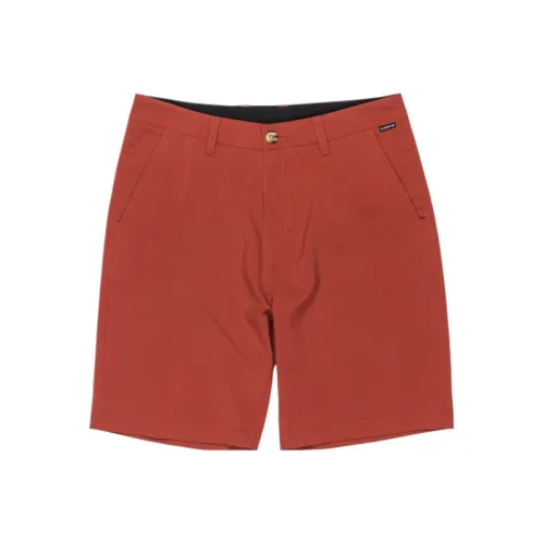 Quiksilver Red Мужские Пляжные Шорты
