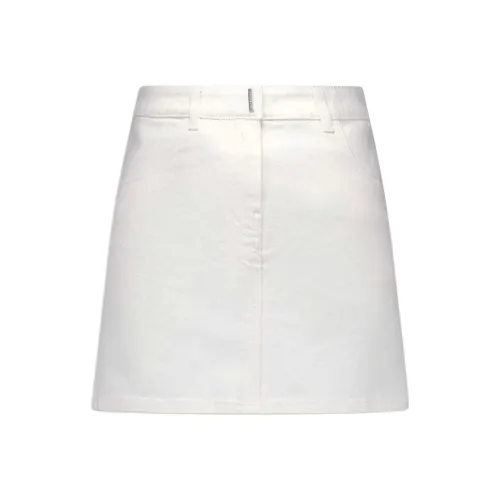Givenchy Белые Женские Джинсовые Короткие Юбки