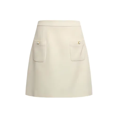 Caroline Повседневные короткие юбки Женские Шампанское