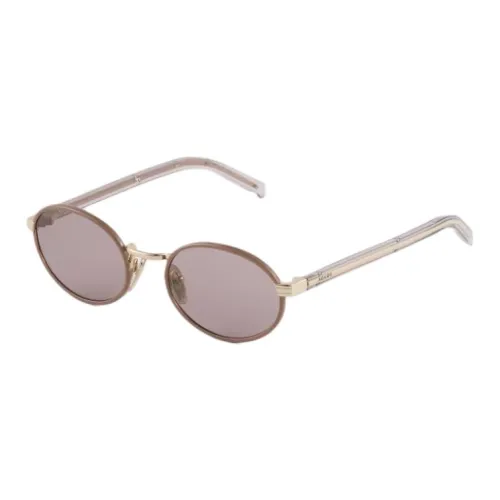 PRADA Металл Ацетат OVAL SUNGLASSES Женские Фиолетовый