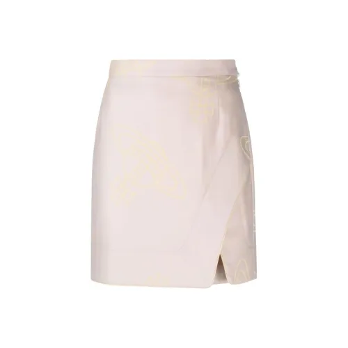 Vivienne Westwood Бежевые Женские Повседневные Короткие Юбки