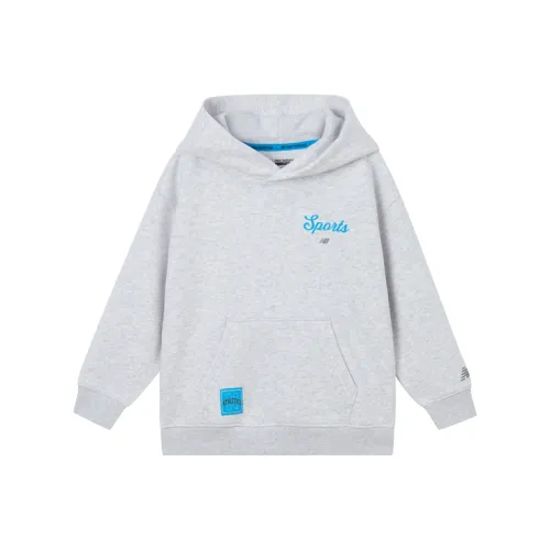 New Balance NB Толстовка Светло-Серый Дети Возраст 3-7 Лет