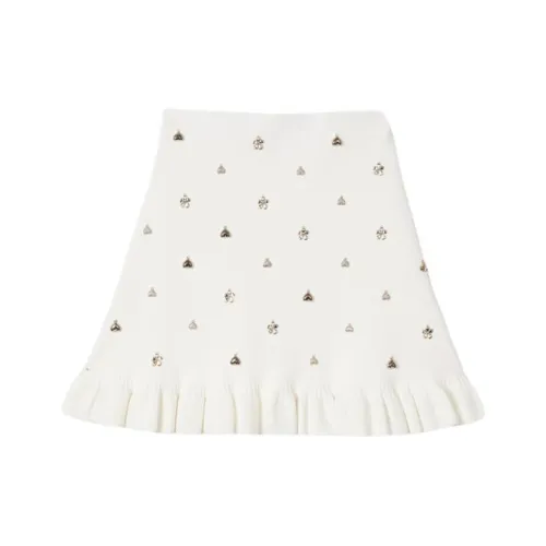 Sandro Повседневные короткие юбки Женские Белые