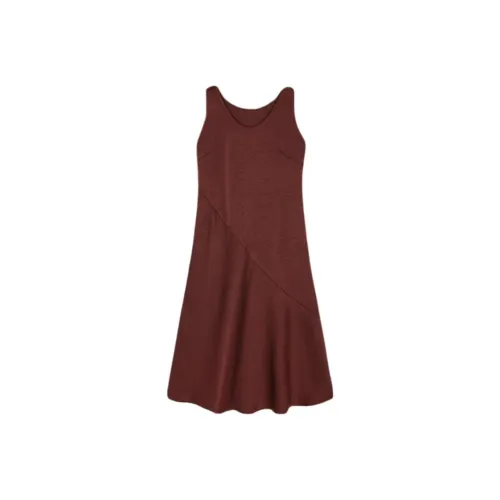 Mo Han Yi Mei Без рукавов Платье Женское Ангора Красный