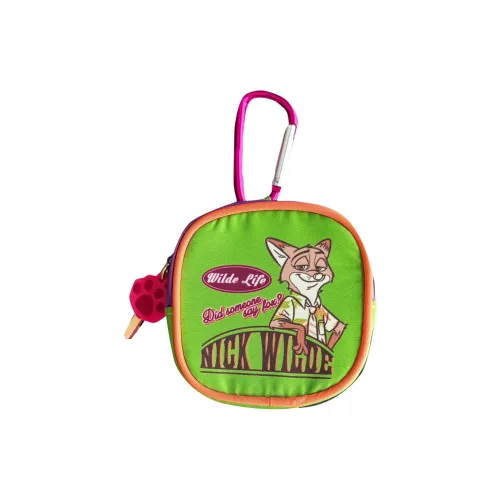 Disney Zootopia Полиэстер Монета Кошелек Мини Унисекс Зелёный