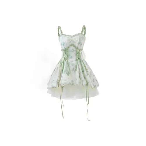 KYKW Зеленый Женские Слиплатья